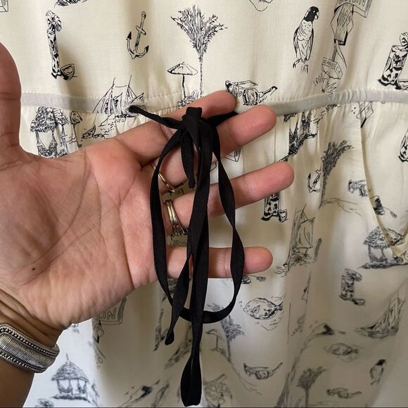 Anthropologie Greylin Printed sleeveless mini dress preowned Small - Picture 4 of 8